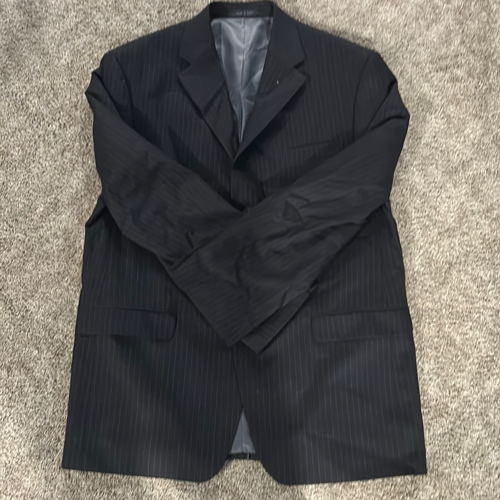 Chaps Pinstripe Suit Jacket